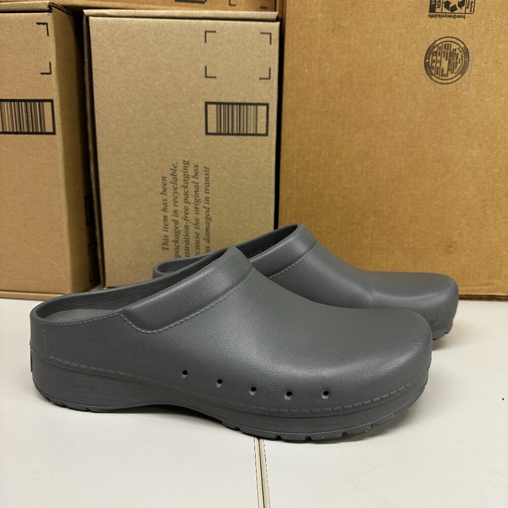 Dansko Gray Slip-On Clog Loafers